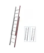 Σκάλα Αλουμινίου Δύο Τεμαχίων 2 Χ 15 Χωρίς Τραβέρσα Βαρέως Τύπου 800415 Profal