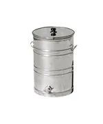 Δοχείο Μελιού Ανοξείδωτο 290 Κιλών Ανοιχτό Καπάκι 16039  Βιοφάν