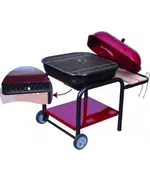 Ψησταριά Κεραμική Βαρέως Τύπου Μέ Καπάκι Καί Ράφι 10405 Βιοφάν