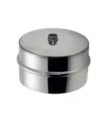 Πώμα Καθαρισμού Σωλήνας Καπνοδόχου Διπλού Τοιχώματος Ανοξείδωτο Φ150-Φ200 Aisi 316 BA Αντιμαγνητικό Inoxshell