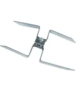 Πηρουνάκι Κοκορετσιού Καί Κοτόπουλου Διπλό Ανοξείδωτο 11163 Βιοφάν