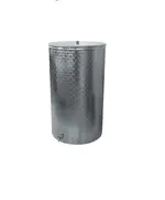 Δοχείο Λαδιού Ανοξείδωτο Ιταλίας 100 Λίτρα TRE.I SRL Inox 18/10 Ανοιχτό Καπάκι 15031 Βιοφάν