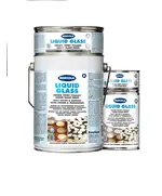 Διάφανη Ρητίνη Υγρού Γυαλιού Δύο Συστατικών 24 Κιλών Liquid Glass Mercola ΠΡΟΣΦΟΡΑ!!