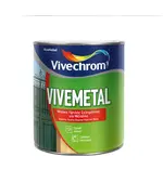 Ντουκόχρωμα Μετάλλων Vivemetal 750 ml Λευκό Σατινέ Βιβεχρώμ