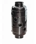 Συλλέκτης Θερμότητας (Κάζο) Βαρελάκι Εμαγιέ Μαύρο Φ-120 12187 Βιοφάν