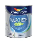 Ριπολίνη Νερού Λευκή Μάτ Aquachrom Eco 5lt Βιβεχρώμ