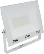 ΠΡΟΒΟΛΕΑΣ LED SMD ΑΛΟΥΜΙΝΙΟΥ ΨΥΧΡΟ 6200Κ IP65 230 VOLT 30 WATT  ΛΕΥΚΟΣ 3-38300 ADELEQ