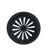 Σχάρα Ανοξείδωτη Δαπέδου Διαμέτρου Φ-100 Μαύρη 15-01405/B Viospiral