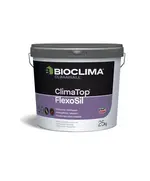 Σιλικονούχο Παστώδες Τελικό Επίχρισμα Λευκό 25 Κιλών Clima Top (R15 1.5MM Κοκκομετρία) Flexosil Climawall Bioclima