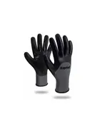 Γάντια Εργασίας Νιτριλίου Ενισχυμένα Ν.8 Black Touch 27691 Capriol