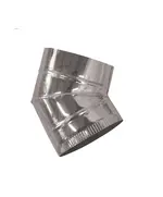Γωνία Γαλβανιζέ Βαρέως Τύπου 0.5mm Φ125 45 Μοιρών Inoxshell