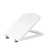 Καπάκι Λεκάνης Slim Soft Close Πλαστικό 44.5x38.5cm Λευκό 58-50327 Plaza Viospiral