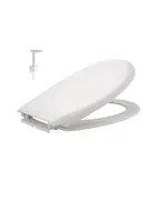 Καπάκι Λεκάνης Πλαστικό 42.5-43.5x36cm Λευκό 58-53061 Vega Viospiral