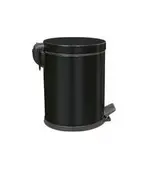 Χαρτοδοχείο Μπάνιου Μεταλλικό Μαύρο 21Χ28CM 5 LT 70-4105 Viospiral