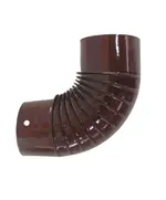 Γωνία Σόμπας Εμαγιέ Καφέ Φ 120 12113 Βιοφάν