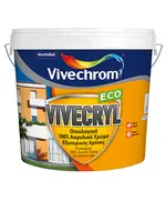 Ακρυλικό Χρώμα Λευκό Vivecryl Eco 10lt Βιβεχρώμ