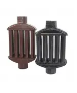 Πολλαπλασιαστής Θερμότητας (Κάζο) Βαρέως Τύπου Φ 120 Εμαγιέ Μαύρο 12160 Βιοφάν