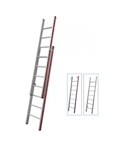 Σκάλα Αλουμινίου Δύο Τεμαχίων 2 Χ 17 Χωρίς Τραβέρσα Βαρέως Τύπου 800417 Profal