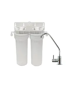 Συσκευή Φίλτρου Νερού Κάτω Πάγκου 9΄΄3/4 Δύο Σταδίων 01-02405 Μέ Βρυσάκι Aqua