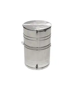 Δοχείο Λαδιού Ανοξείδωτο 200 Κιλών Μισοκάπακο 15015 Βιοφάν