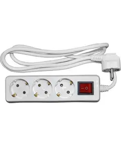 Πολύπριζο Τριών Θέσεων Μέ Διακόπτη Καί Καλώδιο 15-311531 Adeleq