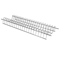 Πιατοθήκη Μεταλλική Ντουλαπιών 96 Εκατοστών Ίνοξ