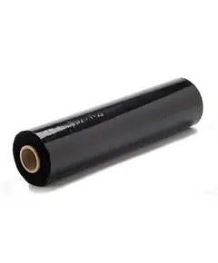 Μεμβράνη Περιτυλίγματος Stretch Film 50 Εκατοστών 140 Μέτρα 1.8kg 25 Mic Μαύρη Oem