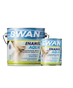 Ριπολίνη Νερού Μάτ Λευκή 750 ml Swan Enamel Aqua Evochem