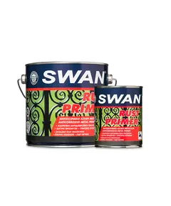 Ισχυρό Αντισκωριακό Αστάρι Μετάλλων Λευκό Rust Primer 0.75 lt Swan Evochem