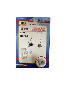 Ανταλλακτικές Σακούλες Ηλεκτρικής Σκούπας Γερμανίας s NI 6 Nilfisk GD 1000  Eurofilter