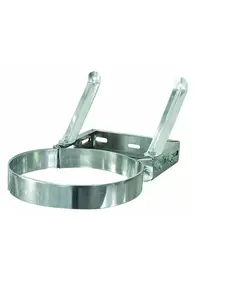 Στήριγμα Ενισχυμένο Ρυθμιζόμενο Μέ Δύο Αντηρίδες Σωλήνας Καπνοδόχου Ανοξείδωτου Φ180-Φ230 Inoxshell