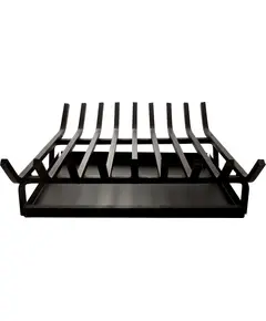 Σχάρα Τζακιού Σιδερένια Βαρέως Τύπου 50 Χ 40 Εκατοστά Μέ Ταψί 12856 Λοξή Βιοφάν