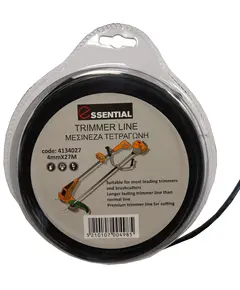 Μισινέζα Στρογγυλή  Χλοοκοπτικού Μαύρη 1 lb 3.3 m/m x 44 Μέτρα 4173344 Essential