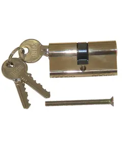 Κύλινδρος Απλός Ορειχάλκινος Μέ 3 Κλειδιά Ν.80 Νικελέ A&D