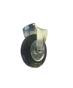 Ρόδα Καροτσιού Σταθερή Βαρέως Τύπου 638100 Φ 100 Oem