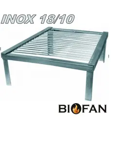 Σχάρα Μπάρμπεκιου Ανοξείδωτη 40 Χ 40 Βαρέως Τύπου 10179 Βιοφάν