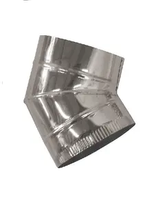 Τάφ Γαλβανιζέ Φ100 Βαρέως Τύπου 0.5mm Πάχος 90 Μοιρών Inoxshell