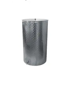 Δοχείο Λαδιού Ανοξείδωτο Ιταλίας 100 Λίτρα TRE.I SRL Inox 18/10 Ανοιχτό Καπάκι 15031 Βιοφάν