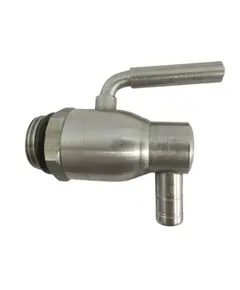 Κάνουλα Γιά Δοχείο Ελαίου Κρασιού 3/4΄΄Ανοξείδωτη Inox 18/10 Σφαιρική 15043 Βιοφάν