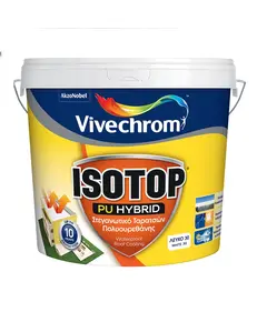 Μονωτικό Ταράτσας Isotop Pu Hybrid 3 lt Λευκό Βιβεχρώμ