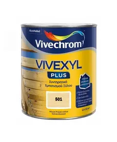 Συντηρητικό Εμποτισμού Ξύλου Διαλύτου Vivexyl Plus 501 Άχρωμο Ματ 750ml Βιβεχρώμ
