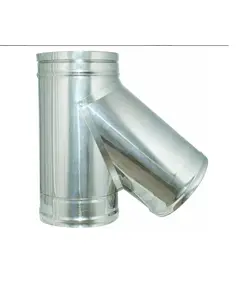 Ημιτάφ Γιά Σωλήνα Καμινάδας Ανοξείδωτο Βαρέως Τύπου Aisi 304 Ba Φ-100 Inoxshell