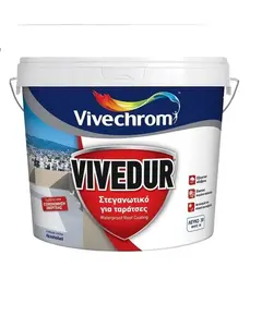 Μονωτικό Ταράτσας Λευκό Vivedur 10 LT Βιβεχρώμ