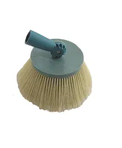 Βούρτσα Στρογγυλή Λευκή Τρίχα 9cm Διαμέτρου  20cm A&D