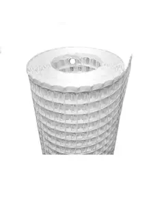 Πλαστικό Πλέγμα Μπαλκονιού Βαρέως Τύπου 1.20 Μέτρου Ελληνικό Ενισχυμένο Λευκό