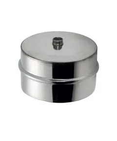 Πώμα Καθαρισμού Σωλήνας Καπνοδόχου Μονού Τοιχώματος Ανοξείδωτο Φ 150 Aisi 316 BA Αντιμαγνητικό Inoxshell