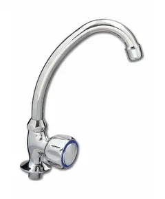 Μπαταρία Επικαθήμενη Μονή Κουζίνας Πάγκου 200mm Ύψος 07-03044/1 Silvia Viospiral