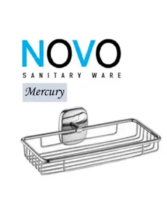 Επιτοίχια Σπογγοθήκη Χρωμέ 24-07218 Novo Mercury Viospiral