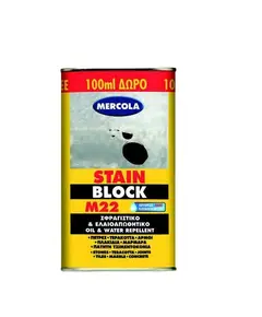 Διαφανές Σιλικονούχο Αδιαβροχοποιητικό Διαλύτου 1lt M22 Stain Block Mercola
