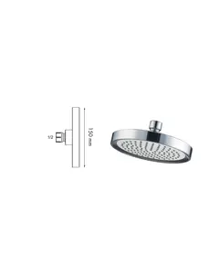 Κώδωνας Ντουζιέρας Φ150 1/2΄΄ 35-02310 Harp Viospiral